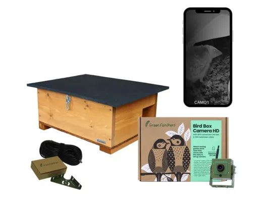 Deluxe hedgehog house with Wifi Camera Bundle