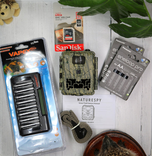 Ursus rechargeable No Glow Trail Camera Bundle